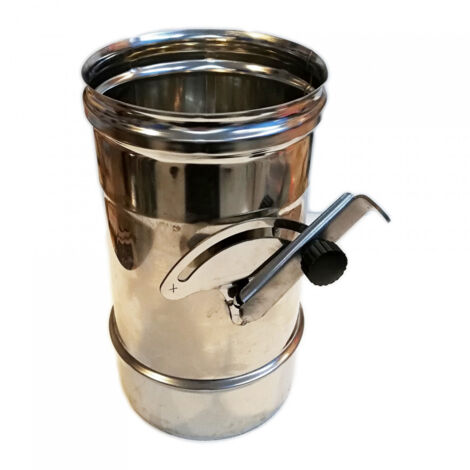 Manicotto mf inox air aisi 304 da 220mm con valvola manuale e chiusura quasi totale (1/5)