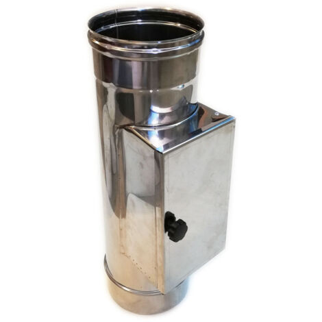 Modulo raccolta incombusti da 140mm in acciaio inox 5 decimi aisi 304