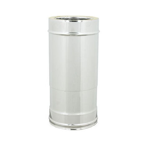 Tubo inox telescopico coibentato doppia parete di 200 - de 250 mm