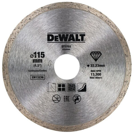 Dewalt 115mm disco diamantato per ceramica