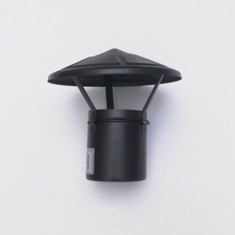 Terminale nero pellet tipo cinese da 100mm attacco maschio (1/2)