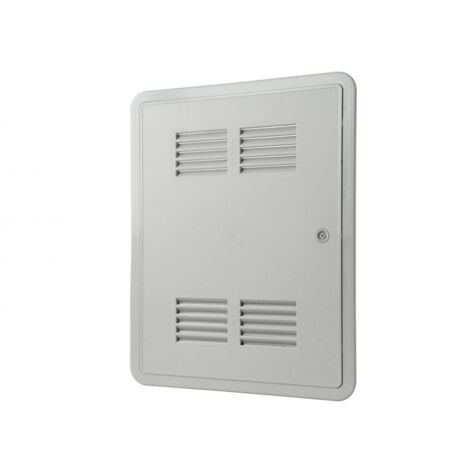 Sportello portello porta per gas in abs grigio l 335 x h 435 x p 22mm per ispezione (1/5)