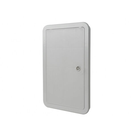Sportello portello porta in abs grigio l 335 x h 435 x p 22mm per ispezione (1/8)