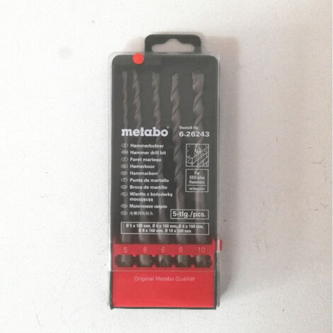 Metabo set 5 punte per muro attacco sds-plus (1/2)
