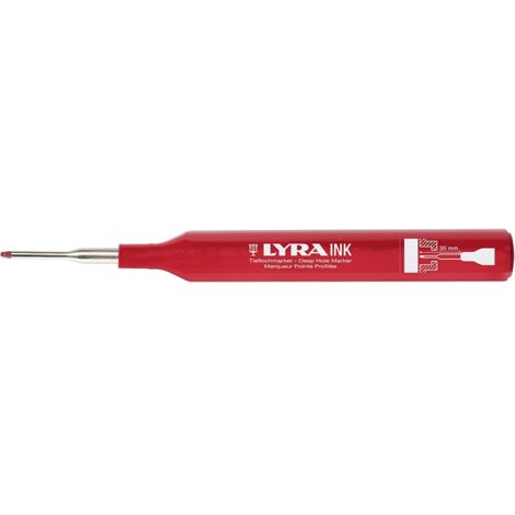 Pennarello LYRA Per Fori Profondi - Tratto 1 Mm, Colore Rosso