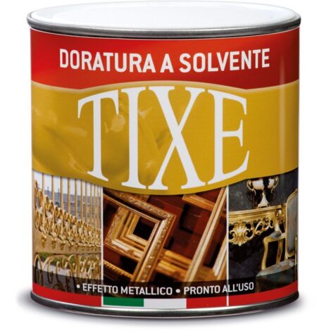 Vernice oro solvente per esterni - Tixe Doratura Oro Pallido - 125 ml