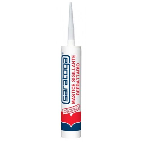 Saratoga 420gr silicone mastice sigillante refrattario nero