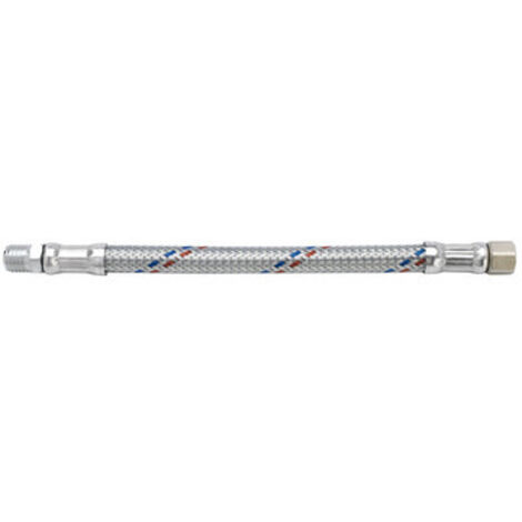 Flessibile in acciaio inox antivibrante cm 35 mf 3/4 tubo acqua elettropompa