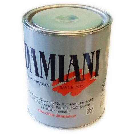 Damiani 5kg smalto ferromicaceo opaco a rapida essiccazione base nitro sintetica, colore nero antico