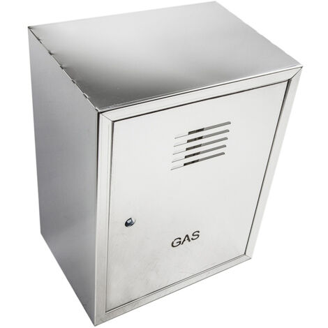Cassetta cassonetto contenitore inox per contatore gas, scegli se h 70 x l 50 x p 25cm