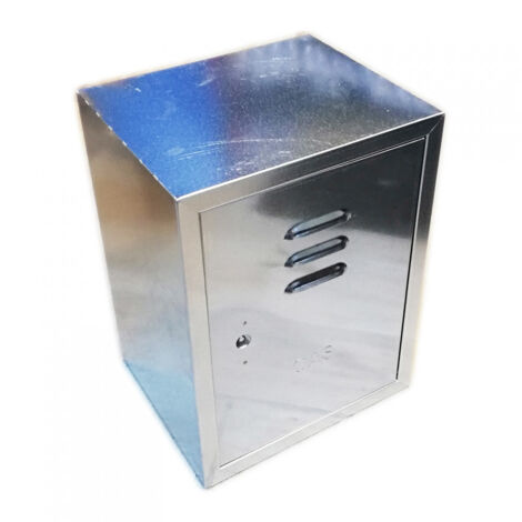Cassetta cassonetto contenitore zincato per contatore gas, scegli se h 50 x l 50 x p 25cm