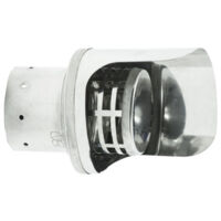 Fumaiolo gas innesto f femmina, diametro 100mm