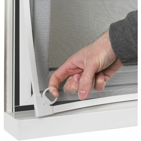 Moustiquaire Fenêtre 120 x 120 ou 130 x 150 cm Amovible Fixation Simple Facile 