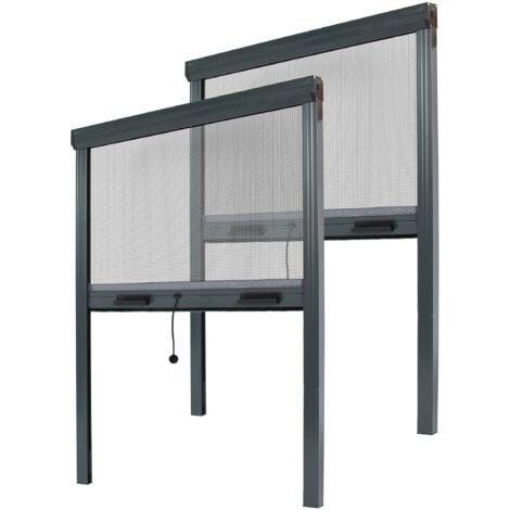 Moustiquaire Pour Fenêtre Anthracite 150x180cm Peut être