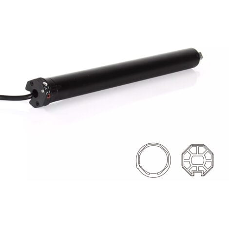 Moteur volet Filaire court ø35 10Nm + adaptations axe octo40