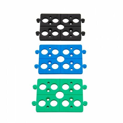 Seau de 3 x 100 cales plates universelles sécables en 4