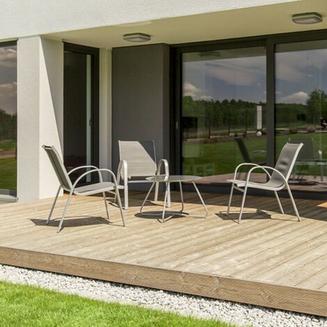 Plot terrasse bois ou composite 25 à 40 mm - YEED - Carton de 48 plots