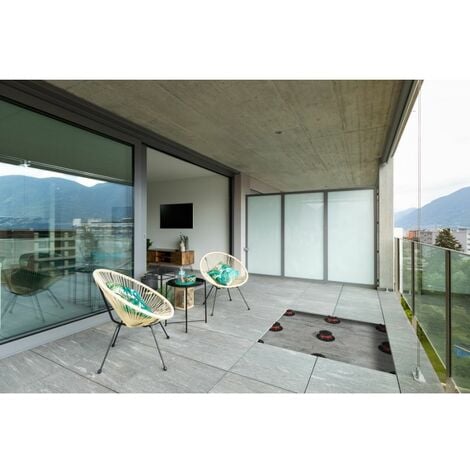 Plot autonivelant pour terrasse en dalle ou carrelage 175/285mm - YEED - A l'unité