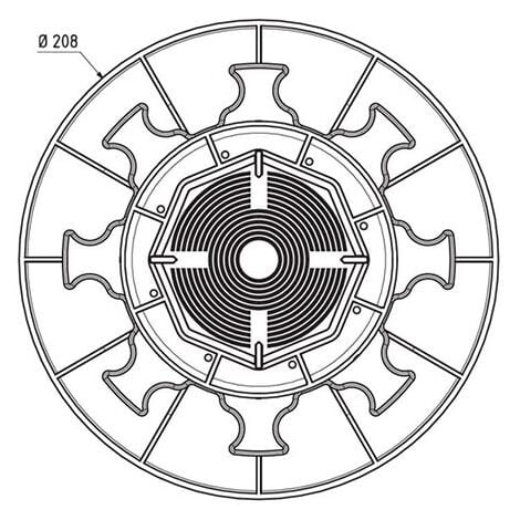 Plot pour dalle réglable 40 à 60 mm - JOUPLAST - A l'unite