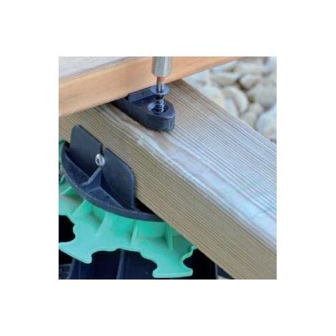 Fixation invisible pour lame de terrasse en bois FIXEGO Jouplast