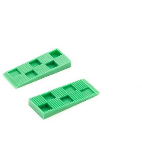 FUX Lot de 1000 cales de vitrage en plastique, 100 mm x 24 mm x 1