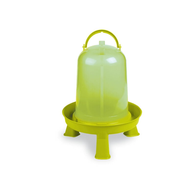 Abreuvoir Volailles En Plastique Gamme Eco 8l Avec Pieds Vert - Gaun