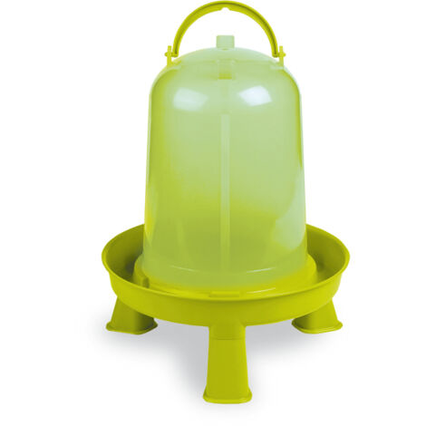Abreuvoir Volailles En Plastique Gamme Eco 8l Avec Pieds Vert - Gaun