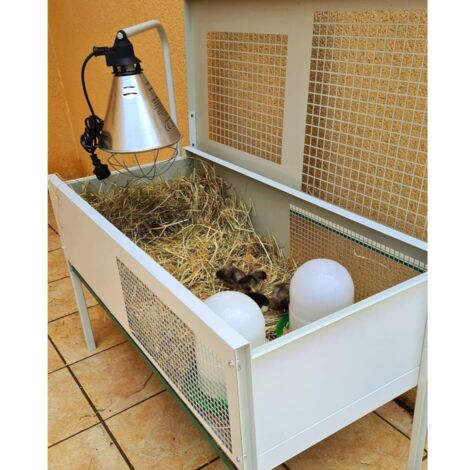 Cage Éleveuse Volailles Rectangulaire 50 À 60 Poussins - Gaun