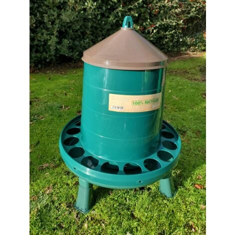 Mangeoire Volailles À Pieds En Plastique Recyclé Eco 8kg