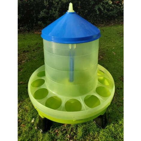 Mangeoire Volailles À Pieds En Plastique Recyclé Eco 12kg (1/5)