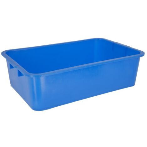 Bac En Plastique Universel 60x40cm Bleu 29,5l - Kerbl (1/3)