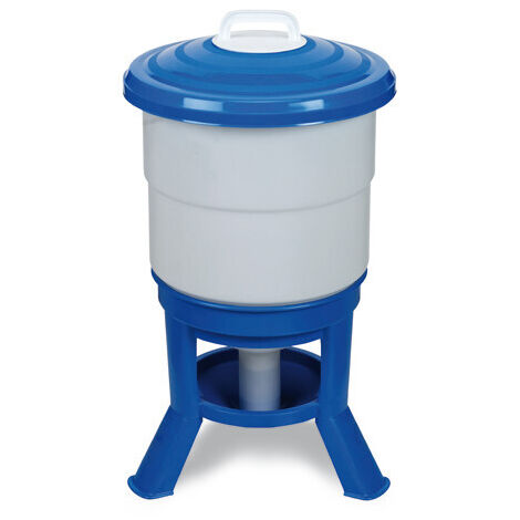 Abreuvoir Volailles Plastique Avec Pieds Imperial Easy Clean 50l Bleu Et Blanc - Gaun (1/5)