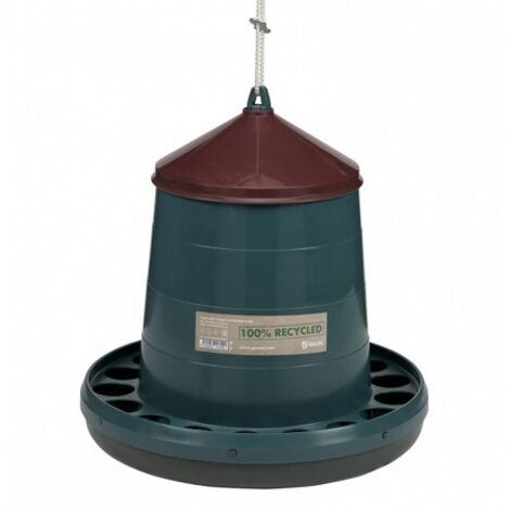 Mangeoire Volailles En Plastique Recyclé Eco 8kg (1/2)