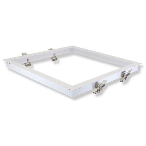 Kit d'encastrement Placo pour dalles 300x300 Aluminium blanc