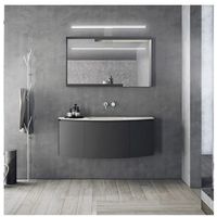 Applique LED Miroir de salle de bain 8W (70W) Blanc chaud 3000°K Finition Alu