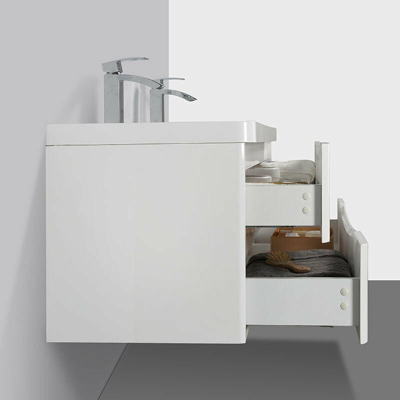 Meuble salle de bain design double vasque VERONA largeur 120 cm, chêne – Le  Monde du Bain