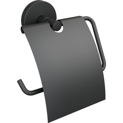 Porte-papier wc KLEO noir mat (1/3)
