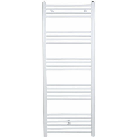 Stano. – Radiateur sèche-serviettes eau chaude 160 x 60 cm – Acier anticorrosion – Tubes ronds horizontaux Ø 21 mm – Puissance 680 W - CODA 160 X