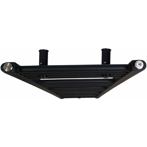 Radiateur sèche-serviettes eau chaude CODA 120 x 40 cm noir mat