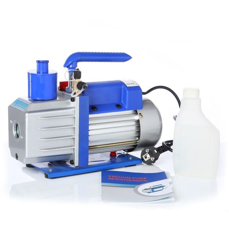 Vakuumpumpe Unterdruckpumpe Vakuum Pumpe Evakuierungspumpe 750W 20cbm 0.5mBar eB