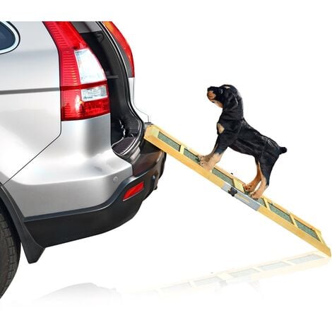 Hunderampe Hundetreppe Autorampe Einstiegshilfe Teleskop Rampe Auto Hunde