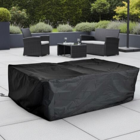 Schutzhülle Plane Abdeckplane Abdeckung Garten Garnitur Wetterschutz 132x132CM