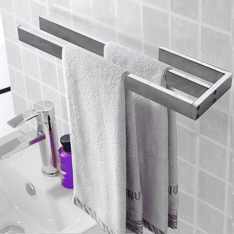 Handtuchstange Handtuchhalter Bad Handtuchständer Badezimmer ohne Bohren 
