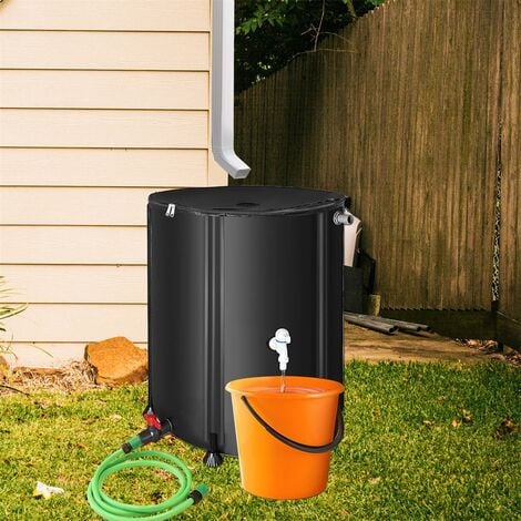 Regentonne 100L faltbar Regenwassertonne Regenfass Wassertank