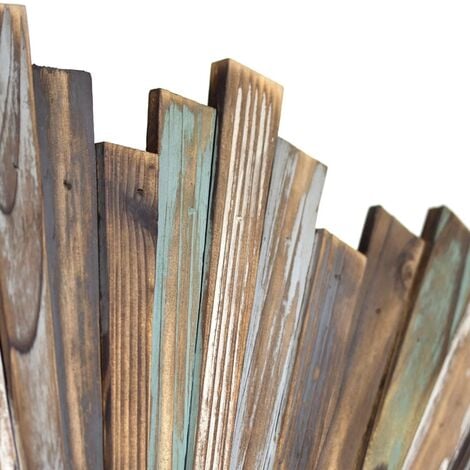 Wandspiegel 90 CM Rund Holz Deko Spiegel shabby Braun Flurspiegel Hängespiegel Holzrahmen Kosmetik Holzrahmen Massivholz Barock Antik
