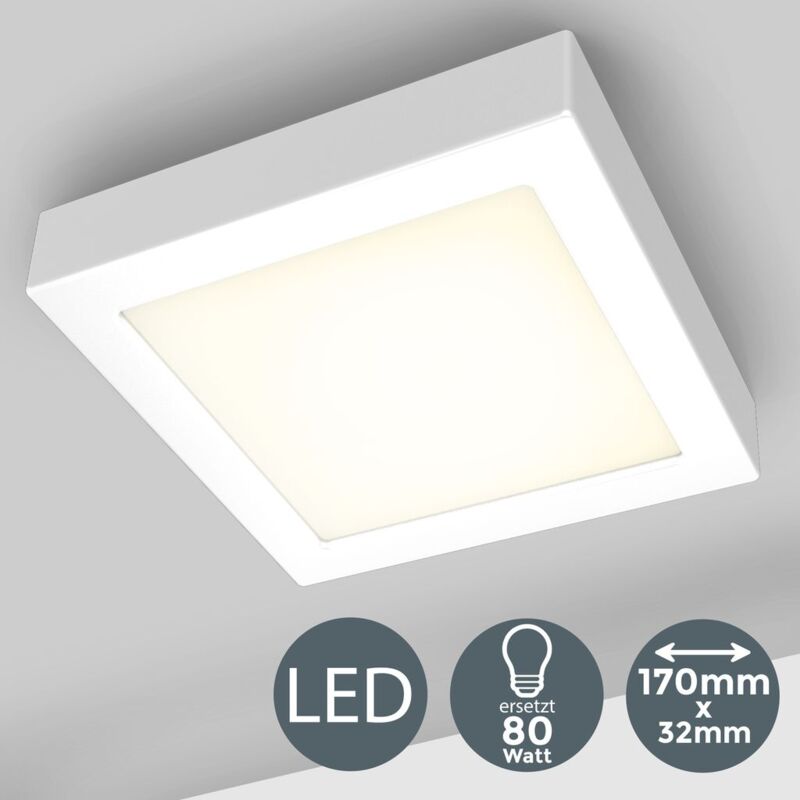 LED Unterbauleuchte Aufbau-Strahler Leuchte Aufputz-Decken Panel Lampe 12W Spots