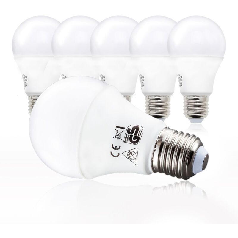 5x LED Leuchtmittel E27 warmweiß 9W Energiespar-Lampen Lampe Glüh