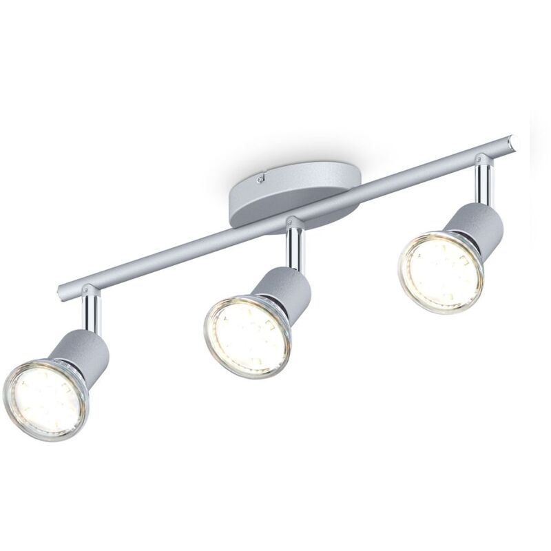 Deckenleuchte Büro LED 3-flammig Spot-Leuchte Decken-Lampe Wohnzimmer Küche GU10