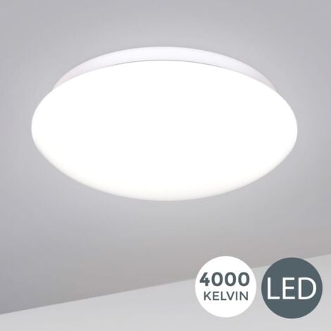 Design LED Decken Lampe Beleuchtung Wohn Zimmer Büro Bad Flur Küche Leuchte weiß