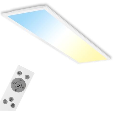 LED Panel Dimmbar Fernbedienung CCT 24W weiß Metall-Kunststoff Briloner
